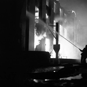 Blitz in London -- Bessborough Place, Pimlico, WW2