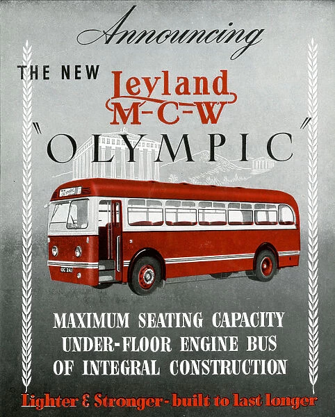 Advert, New Olympic coach by Leyland