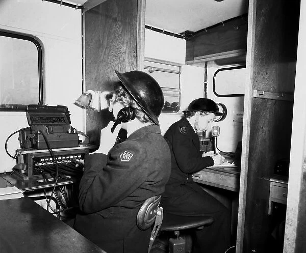 AFS Control unit at major exercise, Gloucestershire