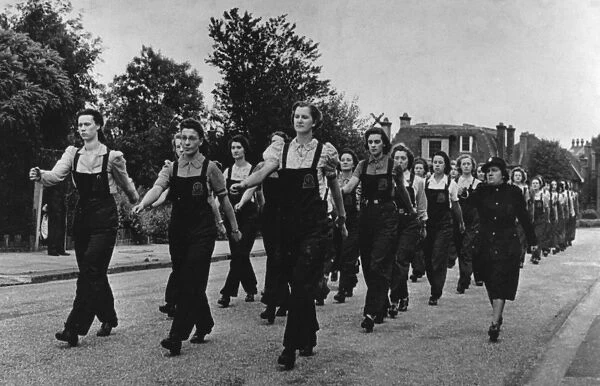 AFS women training, Highgate, London, WW2
