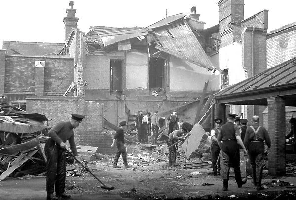 Blitz in London -- Cavendish Road, Balham, WW2