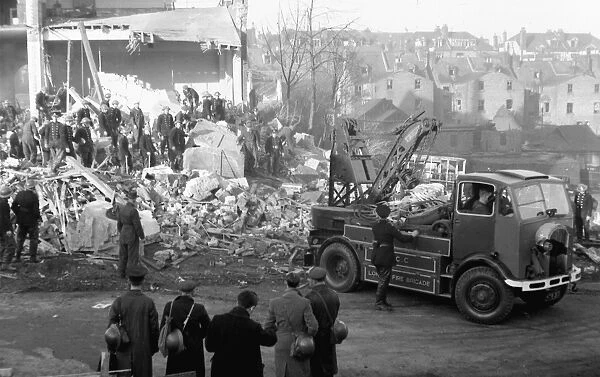 Blitz in London -- Invicta Road, Westcombe Park, WW2
