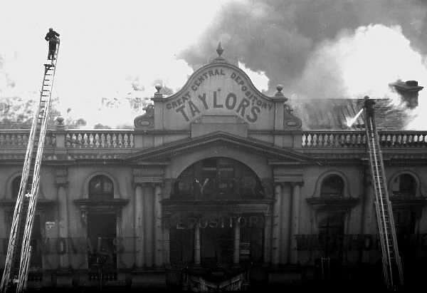 Blitz in London -- Taylors Depository, Southwark