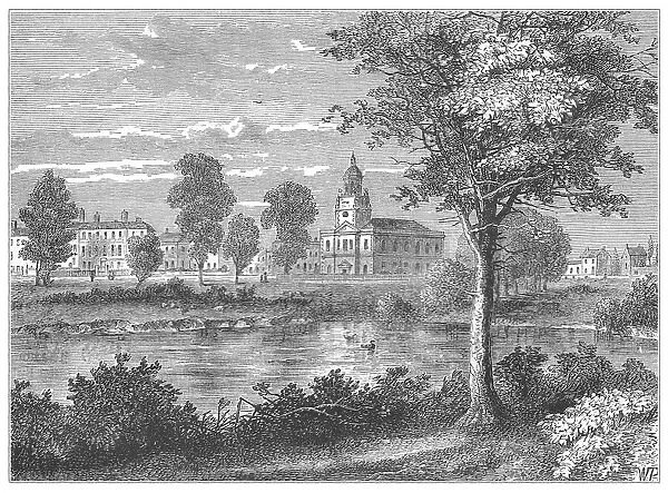 Clapham. A view of Clapham in 1790. Date: 1875