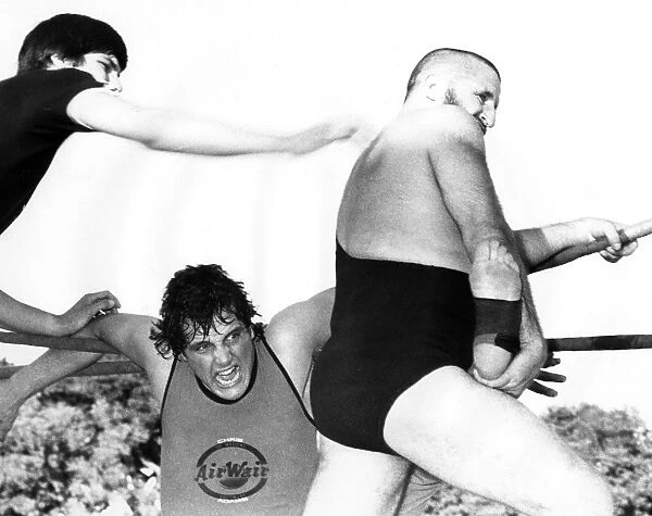 Cyanide Sid Cooper and Chris Adams, wrestlers