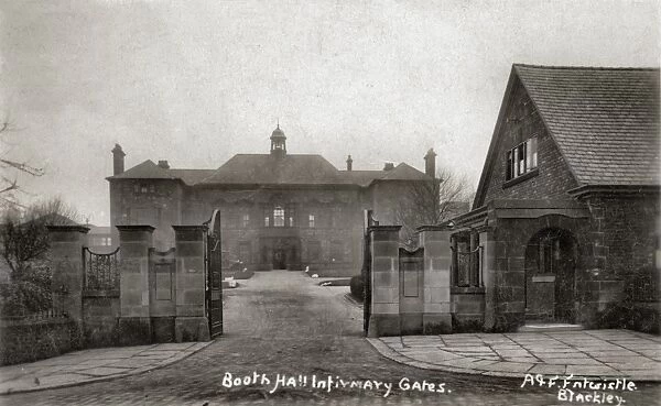 Entrance to Booth Hall Infirmary, Lancashire