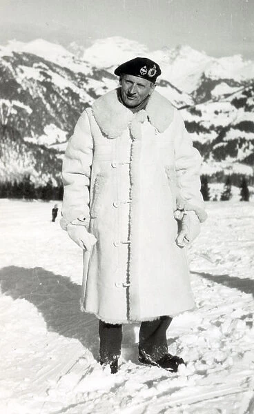 Field Marshal Bernard Law Montgomery in Gstaad