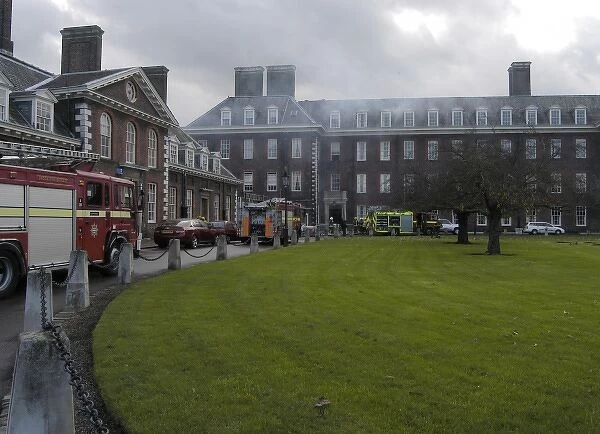 Firefighters at Royal Hospital Chelsea