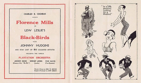 Florence Mills in Lew Leslies Blackbirds at the London Pavi