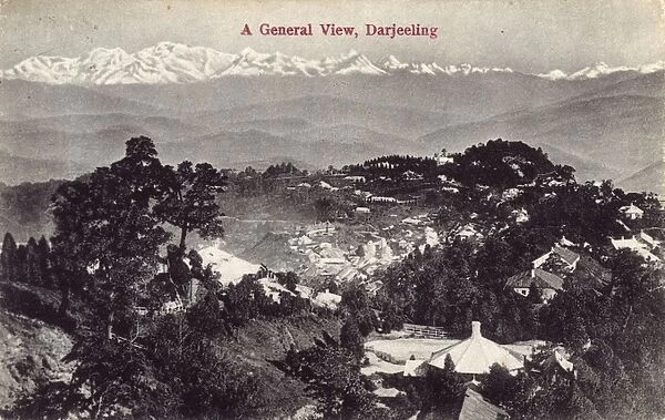 General view of Darjeeling, India