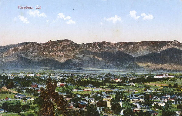 General view of Pasadena, California, USA