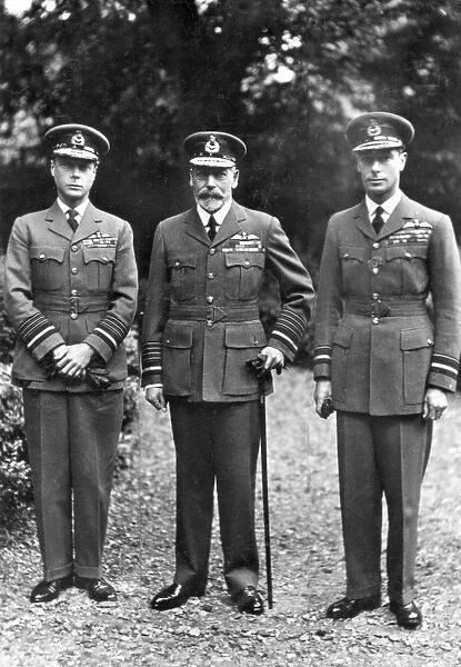George V and his two eldest sons
