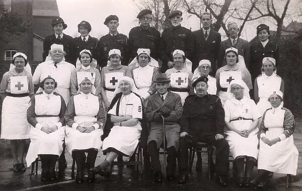 Group photo, Gosport, Hampshire, WW2