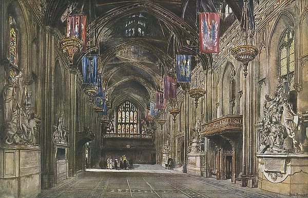 Interior of the Guildhall, London