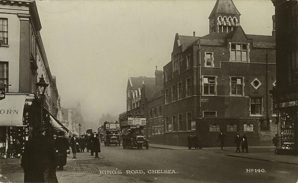 Kings Road, Chelsea, London, England. Date: 1928