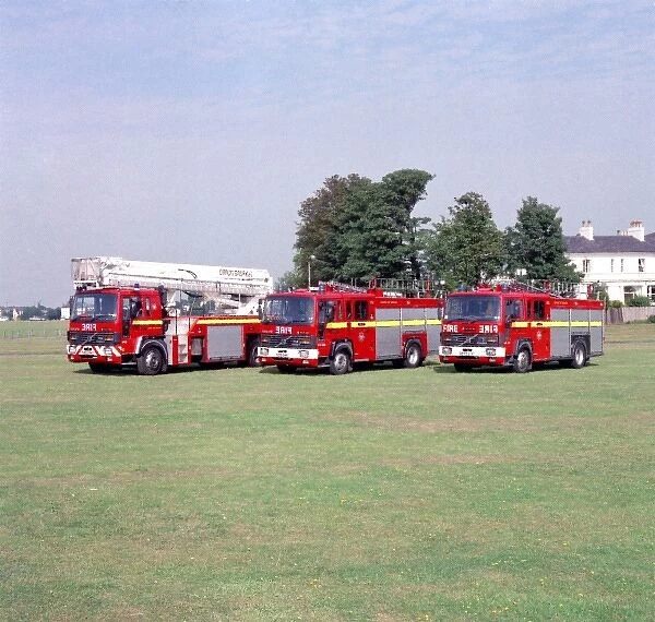 LFDCA-LFB three Greenwich fire station appliances
