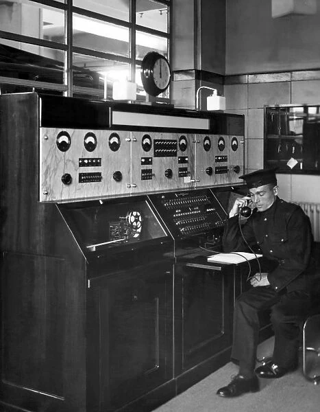 London Fire Brigade Headquarters telephone switchboard