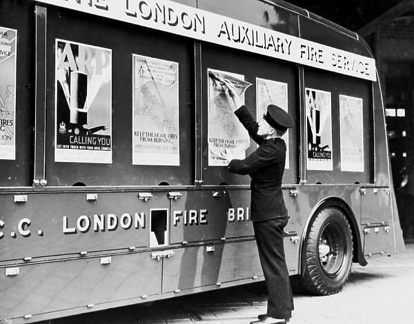 London Fire Brigade -- recruiting for the AFS