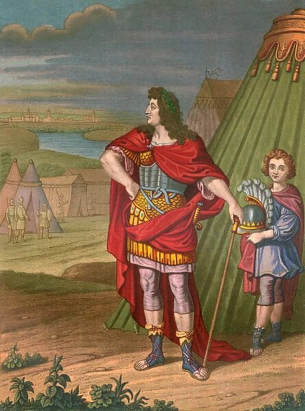 Louis XIV as Roman