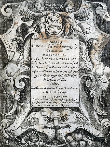 Luis de Go?ngora (1561 1627). Spanish lyric poet. Works o