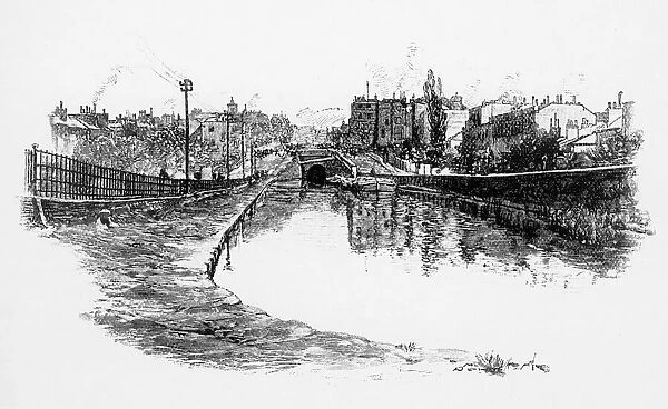 Maida Hill Tunnel, Regents Canal, Little Venice 1885