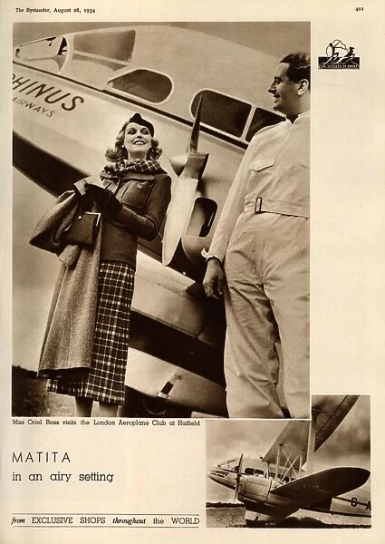 Matita advertisement, London Aeroplane Club