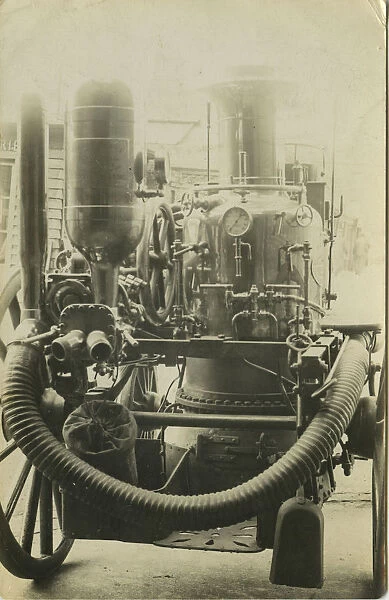 Merryweather Horse-drawn Metropolitana Steam Fire Engine, Britain. Date: 1890s