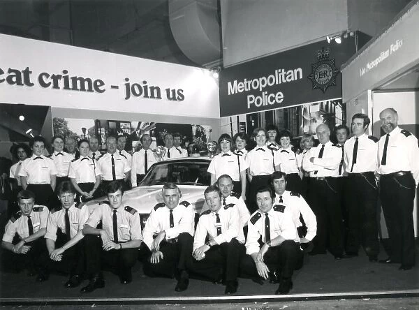 Metropolitan Police group photograph at exhibition