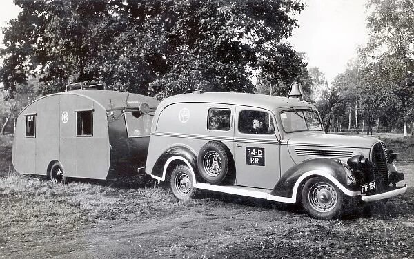 NFS (London Region) Communications caravan, WW2