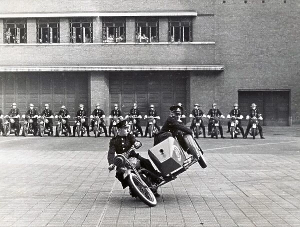 NFS (London Region) dispatch riders display team, WW2