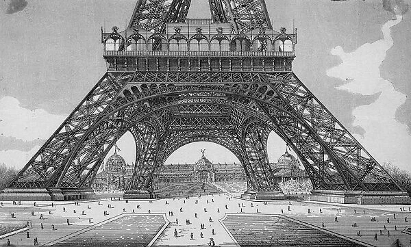 PARIS  /  EIFFEL TOWER 1880S