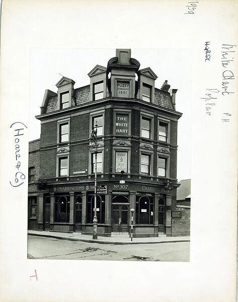 Photograph of White Hart PH, Poplar, London