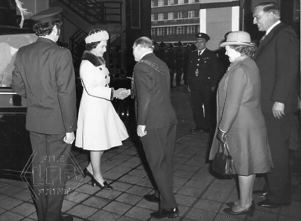 Queen Elizabeth II visits LFB Headquarters, Lambeth