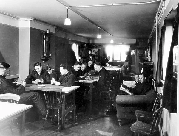Scene in a newly built NFS (London Region) fire station, WW2