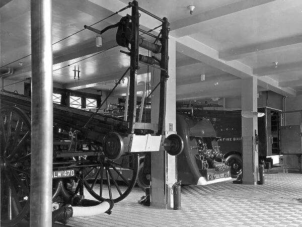 Shadwell fire station appliance room, Cable Street, E1