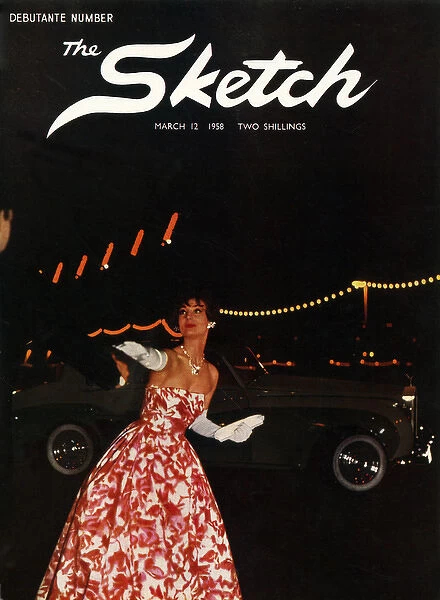 Sketch front cover - Debutante Number 1958