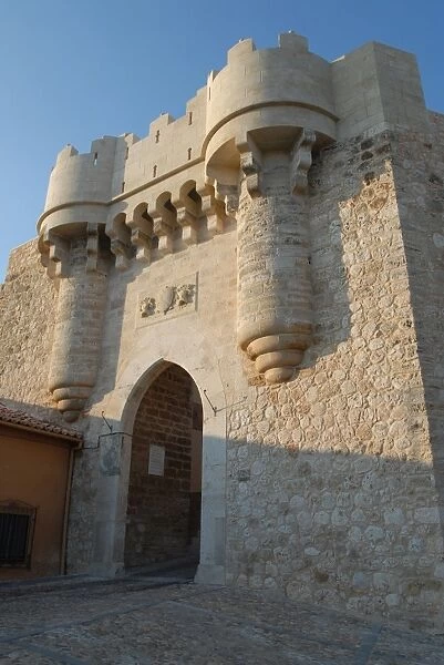 Spain. Castile-La Mancha. Hita. St. Marys Gate. 15th centur
