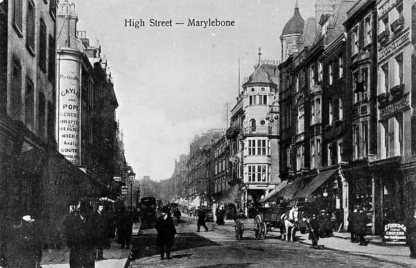 View of Marylebone High Street, London