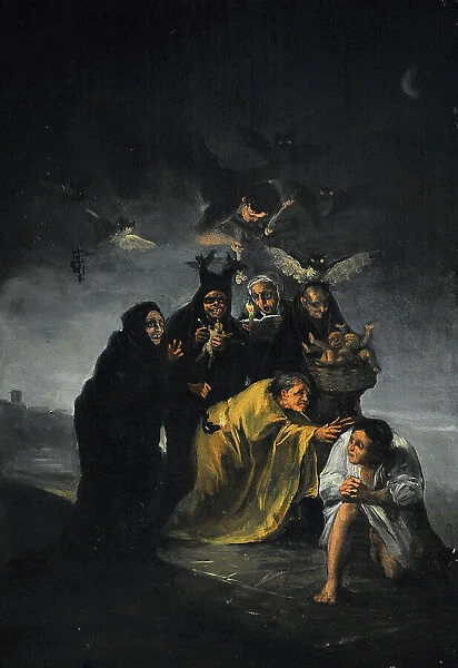 The Witches Sabbath or The Witches, 1797-1798, by Goya
