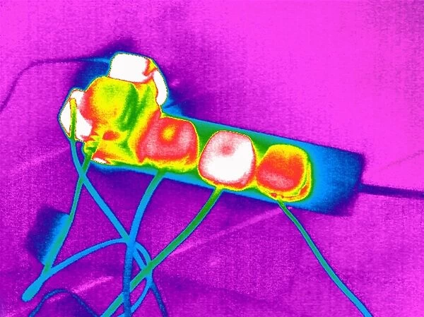 Extension lead, thermogram