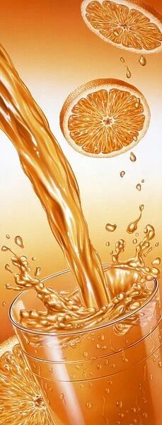 Orange juice, artwork F007  /  8249