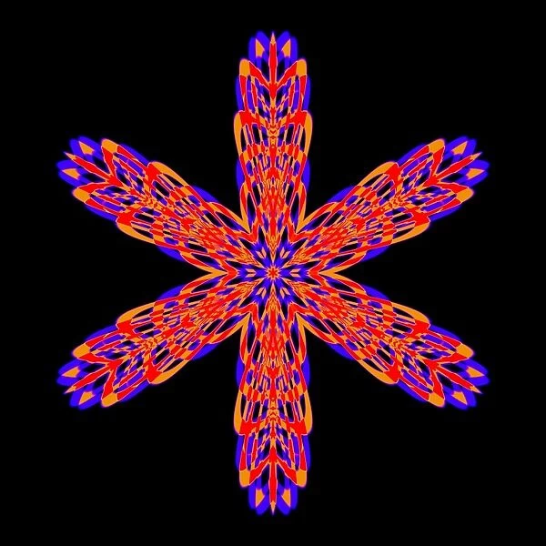 Snowflake pattern, artwork F008  /  3384