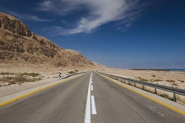 Israel, Dead Sea, Metzoke Dragot, Dead Sea Highway Rt. 90