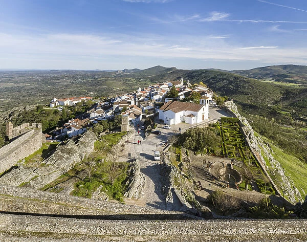 Marvao a famous medieval mountain village and tourist attraction in the Alentejo