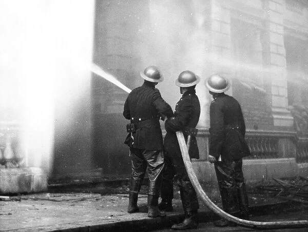 Blitz in City of London -- Newgate Street, WW2