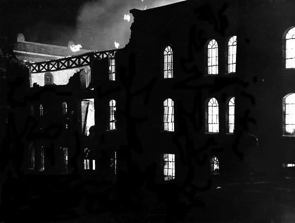 Blitz in London -- Blackfriars Goods Depot, WW2