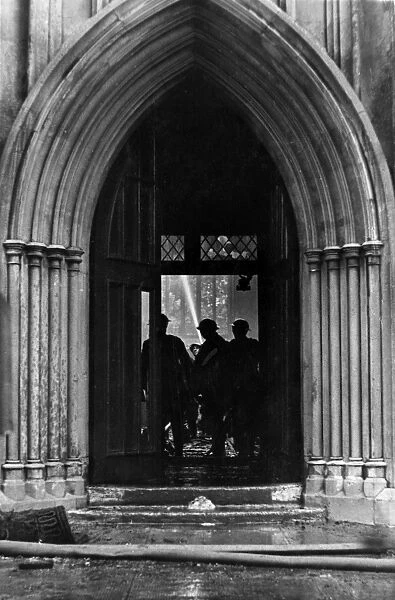 Blitz in London -- Holy Trinity Church, Hounslow, WW2