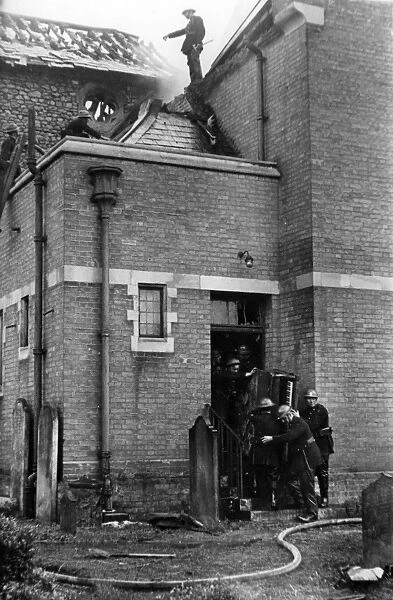 Blitz in London -- Holy Trinity Church, Hounslow, WW2
