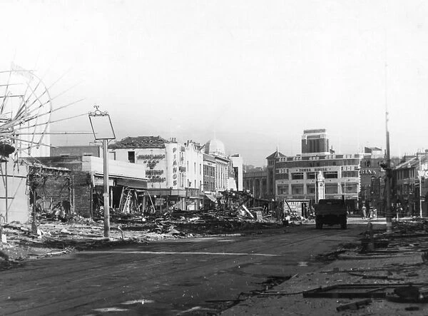 Blitz in London -- Lewisham High Street, WW2