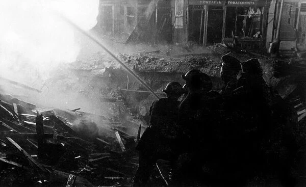 Blitz in London -- Old Compton Street, WW2